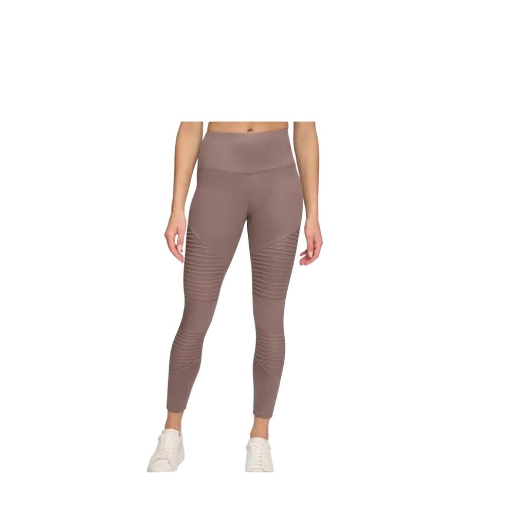 Marika Tek Gym Pants Size M Beige Mid-Rise Ankle Fitness Gym Pilates Yoga NWT